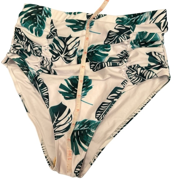 Avidlove Leaf Print High-Waisted Bikini Bottom NWOT - Picture 5 of 9
